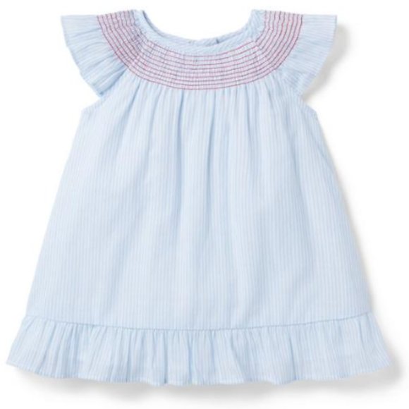 Janie and Jack Other - Janie and Jack Baby Striped Smocked Dress, 6 to 12 MO